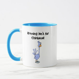 Running Isn’t for Chickens – Marathon Humor Mug