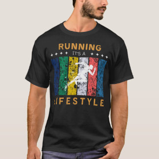 Running Its a Lifestyle Funny Tee