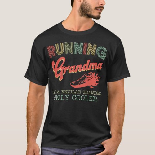 Running Jogging Running Grandma Like A Regular T_Shirt