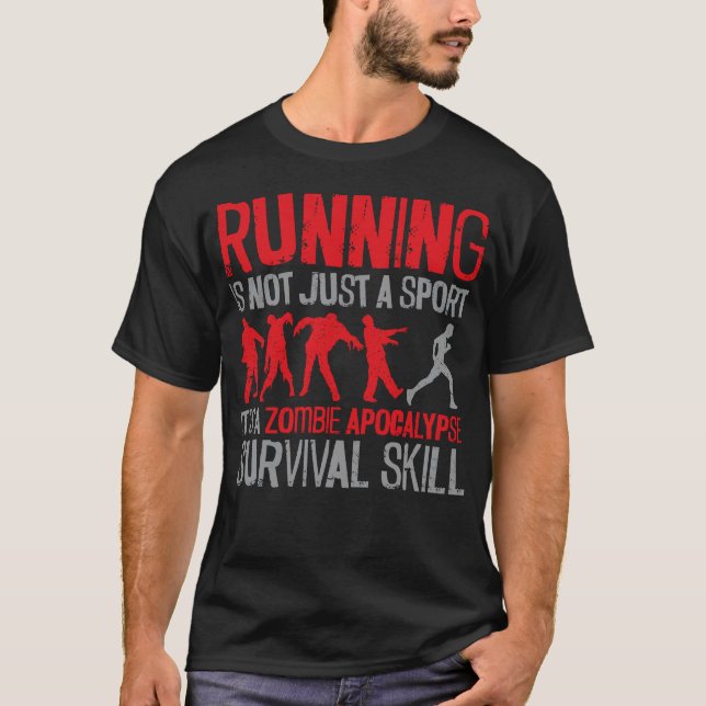Running Jogging Running Is Not Just A Sport It's A T-Shirt (Front)