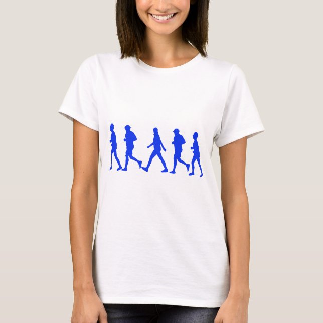 Running Jogging Walking T-Shirt (Front)