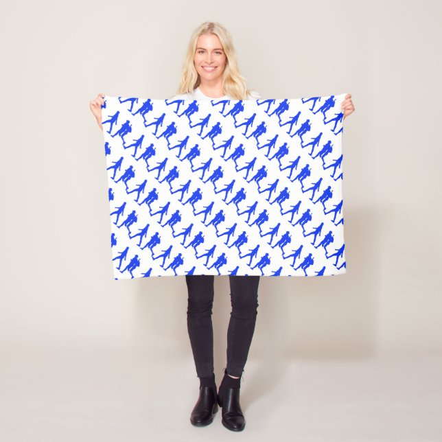 Running Jogging Work Out Fleece Blanket (In Situ)