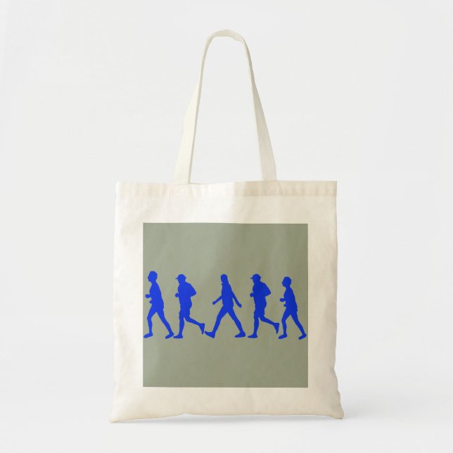 Running Jogging Work Out Tote Bag (Front)