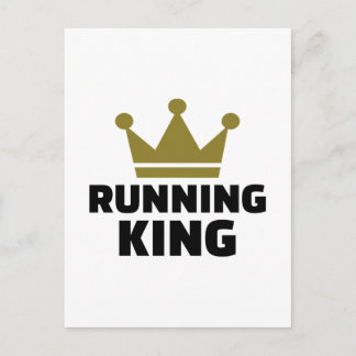 Running King Postcard
