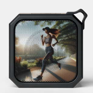 Running lady Graphic Speaker