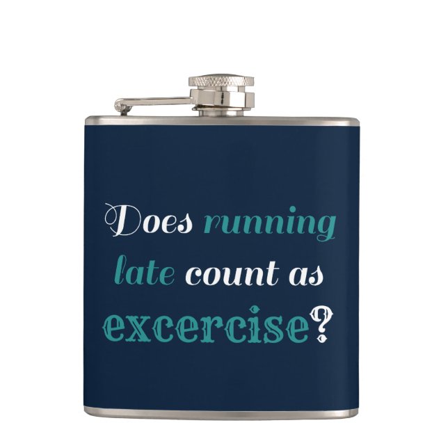Running Late Exercise Flask (Front)
