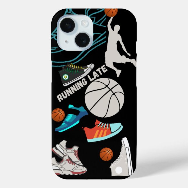 Running Late, Sneakers basket ball Case-Mate iPhone Case (Back)