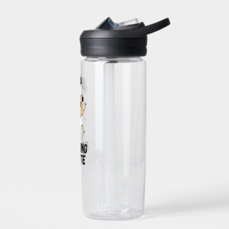 Running Latte Funny Coffee Pun Sticker Water Bottle