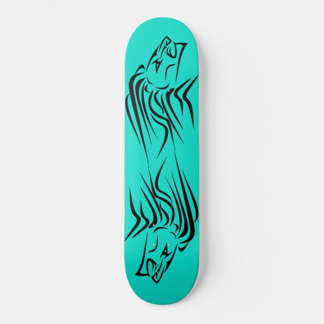 Running Lion Skateboard - Custom Colors (Front)