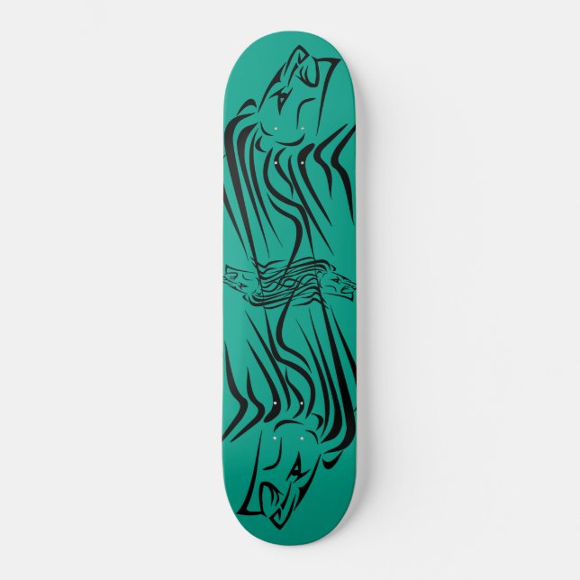 Running Lions Skateboard (Front)