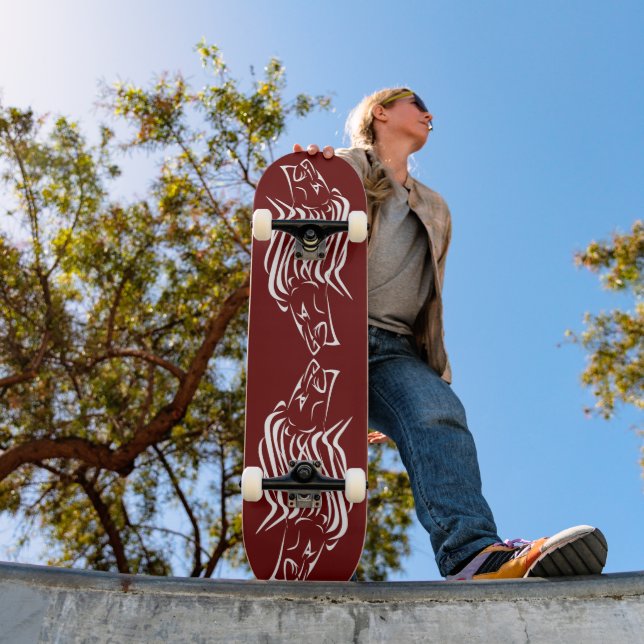 Running Lions Skateboard - Custom Colors (Outdoor 1)