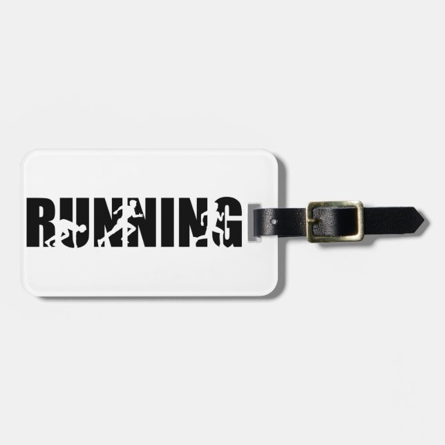 Running Luggage Tag (Front Horizontal)