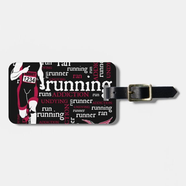 Running Luggage Tag (Front Horizontal)