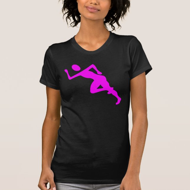Running - Magenta T-Shirt (Front)