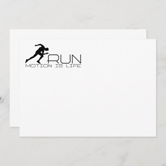 Running man (Front/Back)