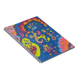 "Running Man" Abstract Art Notebook