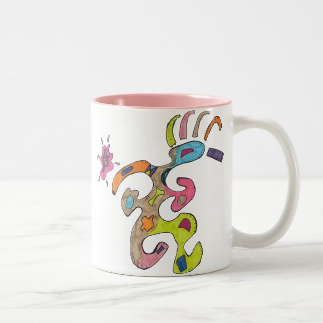 "Running Man" Abstract Mug (Right)