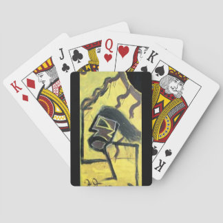RUNNING MAN ATE THE SUN POKER CARDS