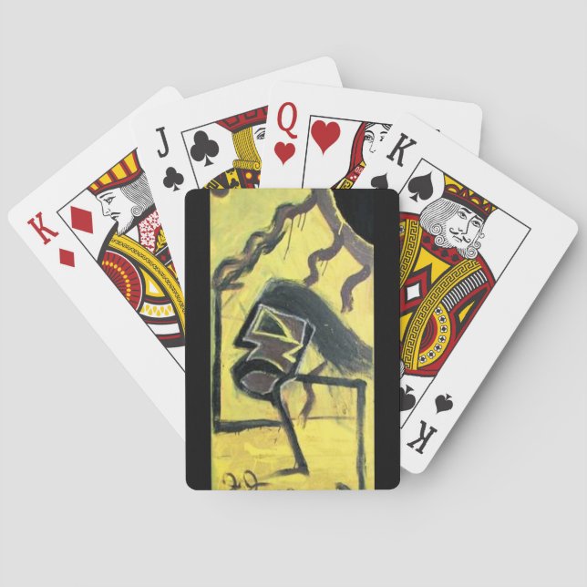 RUNNING MAN ATE THE SUN POKER CARDS (Back)