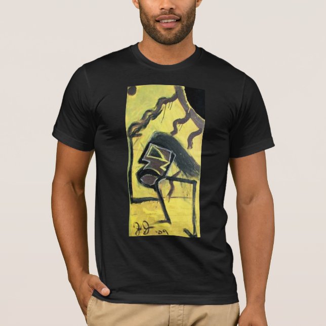 RUNNING MAN ATE THE SUN T-Shirt (Front)