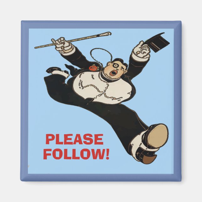 Running Man, , edit text Magnet (Front)