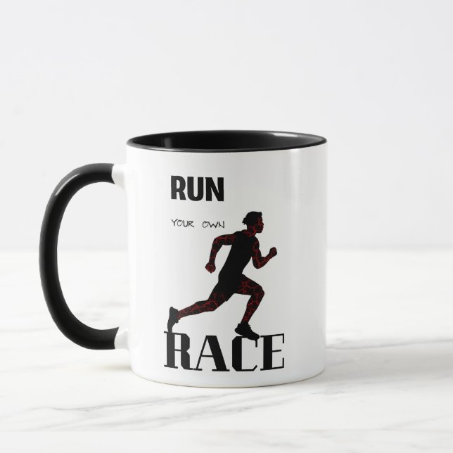 Running man mug (Left)