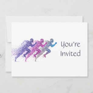 Running Marathon Competition Event Invite