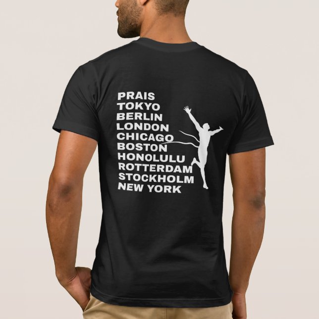 Running, Marathon  T-Shirt (Back)