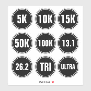 Running Marathon, Triathlon, 5K, 10K... Sticker