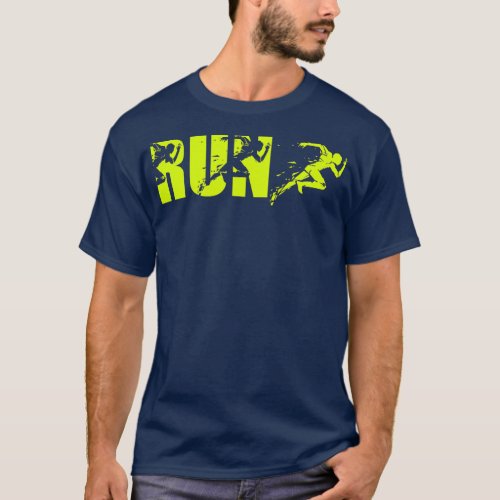 Running Men Athletic Ability to Speed Run Faster T_Shirt