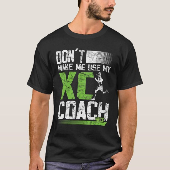 Running men Marathoner Runner Coach XC Running 6 T-Shirt (Front)