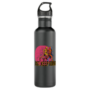 Running Men Stainless Steel Water Bottle