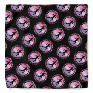 Running Mindset - Girly Runner Endurance Quote Bandana