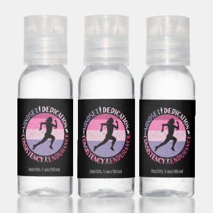Running Mindset - Girly Runner Endurance Quote Hand Sanitizer