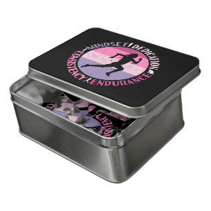 Running Mindset - Girly Runner Endurance Quote Jigsaw Puzzle