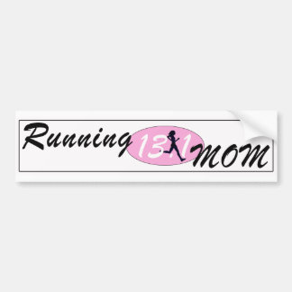 Running Mom 13.1 Bumper Stcker Sticker