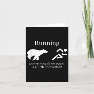 Running. Motivation  Card