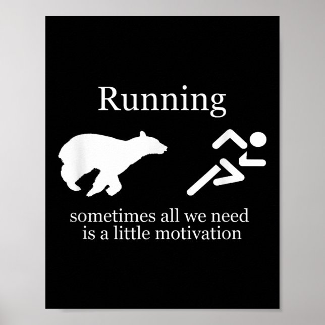 Running. Motivation  Poster (Front)