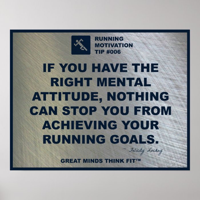 Running Motivation Tip #006 Poster
