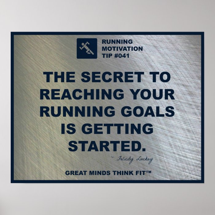 Running Motivation Tip #041 Print