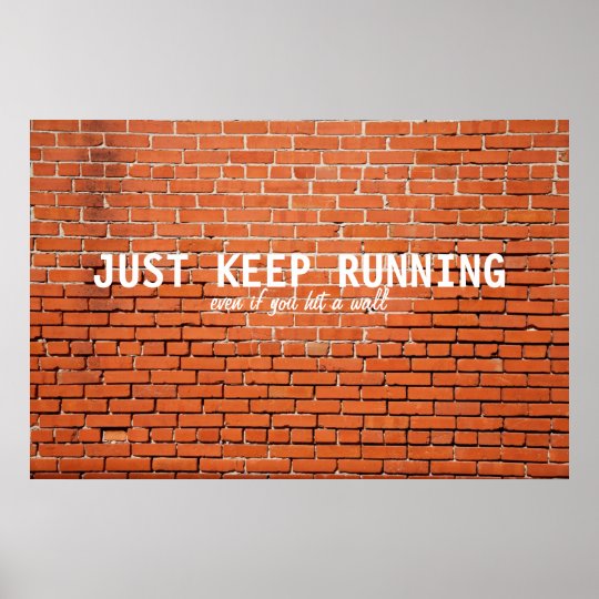 Running Motivational Poster