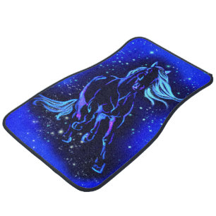 Running Mustang Horse Car Floor Mats