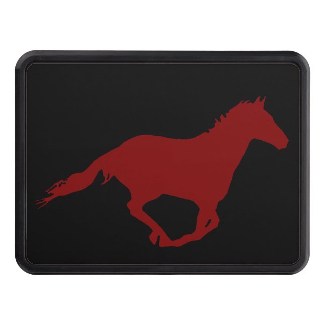 Running Mustang Hot Hitch Cover (Front)