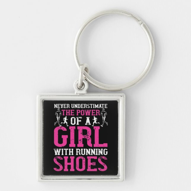Running - Never underestimate champion Keychain (Front)