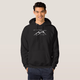 Running. Off the beaten path runner Hoodie