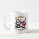 Running on cacao and christmas cheer coffee mug