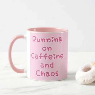 Running On Caffeine And Chaos Mug