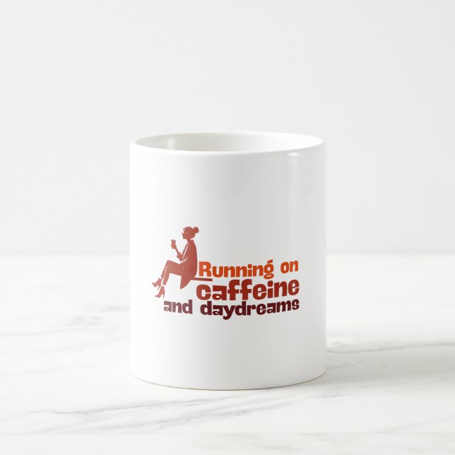 Running on Caffeine and Drydreame Coffee Mug (Center)