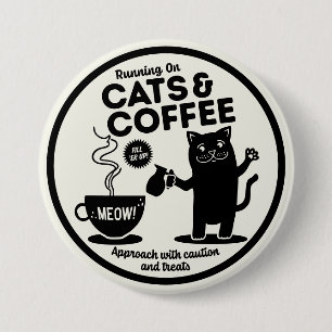 Running on Cats and Coffee Button