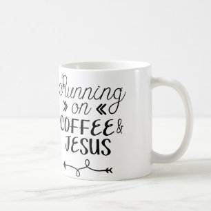 Running on Coffee & Jesus Mug